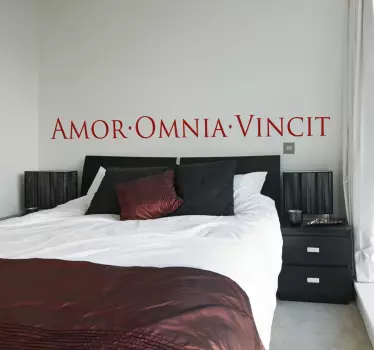 Decorare perete cu autocolante latine amare est difficile, sed am - TenStickers