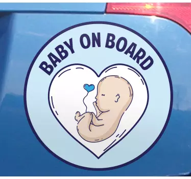 Etichete animale anunț pentru bebeluși plin de emoție - TenStickers