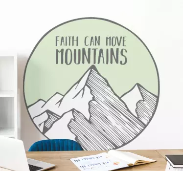 Etichete animale citate motivaționale de munte - TenStickers