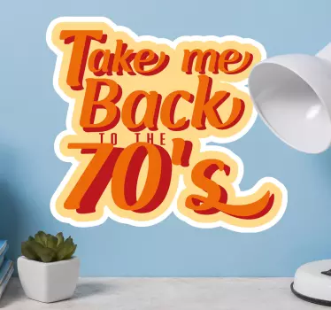Etichete animale citate nostalgice din anii 70 - TenStickers