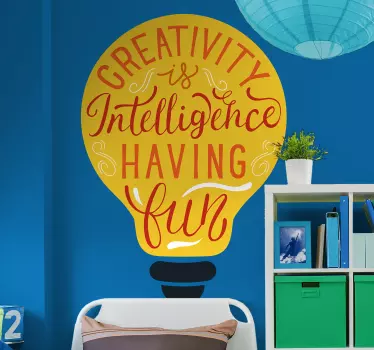 Etichete animale creativitatea este inteligență jucându-se - TenStickers