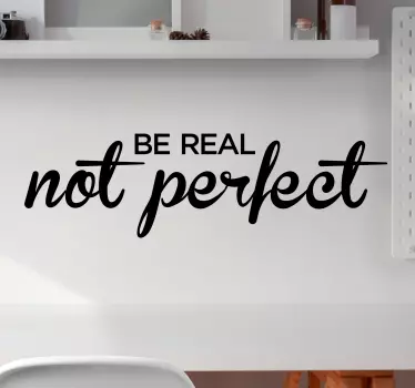 Etichete animale fii real nu perfect - TenStickers