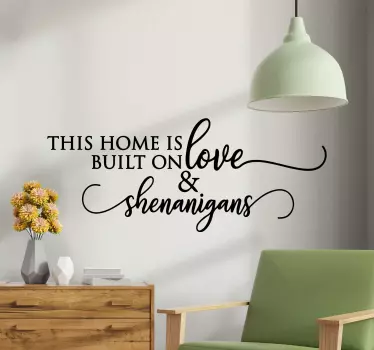 Etichete animale pentru o casă construită pe iubire - TenStickers