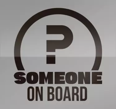 Etichete animale persoană la bord - TenStickers