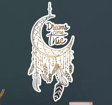 Etichete animale plasa de vis cu lună - TenStickers