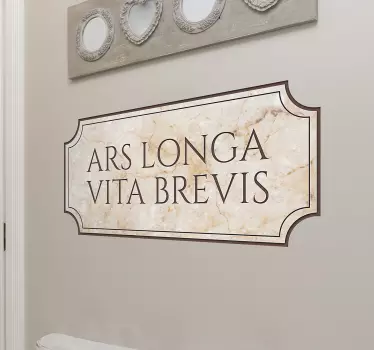 Expresii din hipocrate latine citează decal - TenStickers