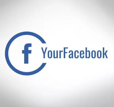 Facebook stick pentru ferestre pentru companii - TenStickers