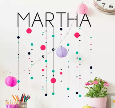 Figuri geometrice minimaliste decal perete - TenStickers