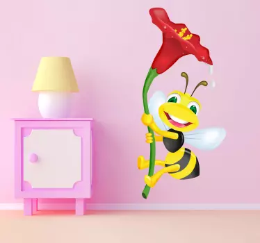 Floare albastru sticker albastru autocolant - TenStickers