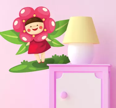 Floare fairy copii autocolant - TenStickers