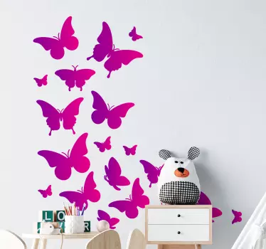 Fluture decal - TenStickers