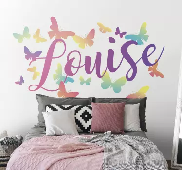 Fluturi cu gradient cu autocolant personalizat - TenStickers