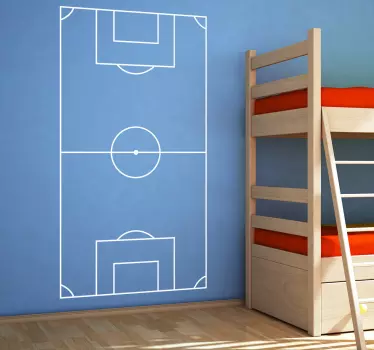 Fotbal pas de sport autocolant - TenStickers