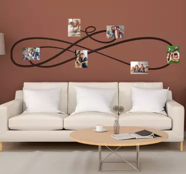 Fotografii de familie portret decal cadru - TenStickers