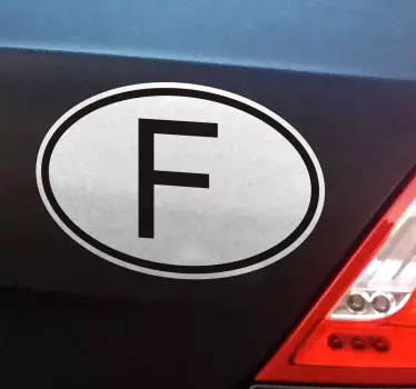Franța decal auto - TenStickers