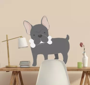 French bulldog sticker de perete - TenStickers