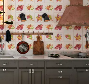 Fructe colaj placi de autocolant - TenStickers