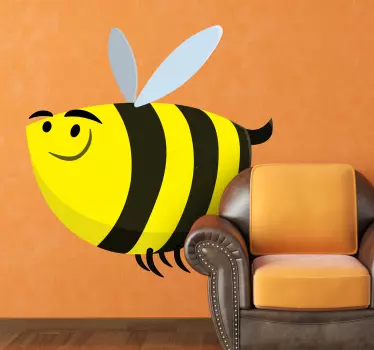 Funny autocolant albastru de perete - TenStickers