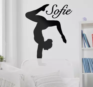 Gimnast dans decal - TenStickers