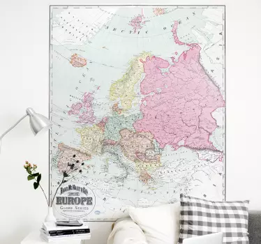 Europe 1900 autocolant mondial pe perete - TenStickers