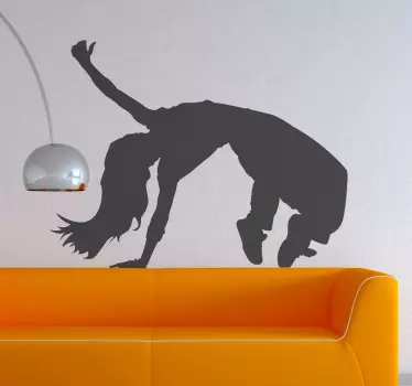 Hip hop dansator sticker de perete - TenStickers
