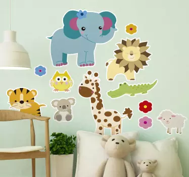 Jungle pentru copii de animale sălbatice - TenStickers