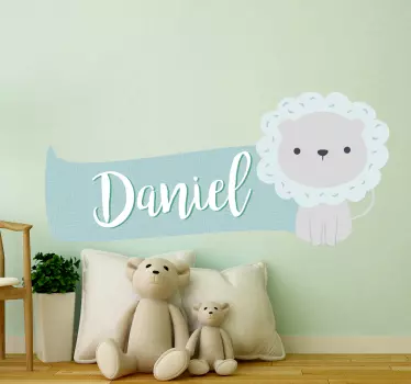 Leu cu numele de autocolant animal sălbatic - TenStickers