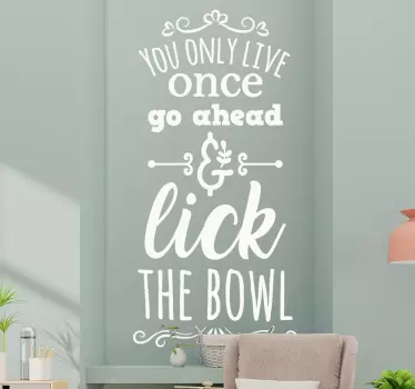 Linge vasul de cotare - TenStickers