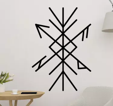 Linie de protecție runa linie - TenStickers