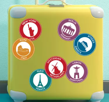 Locuri faimoase decor - TenStickers