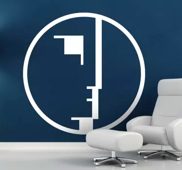 Logo decorativ vinil bauhaus - TenStickers