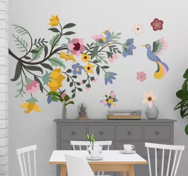 Luminos de primăvară floare decal perete - TenStickers