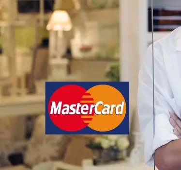 Semnătura autocolantului mastercard - TenStickers