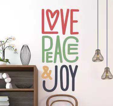 Mesaje de dragoste text perete decal - TenStickers