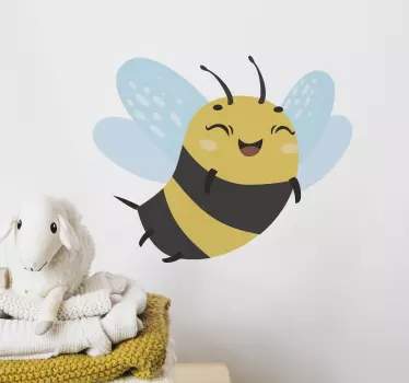 Miere albine ilustrare de perete art decal - TenStickers