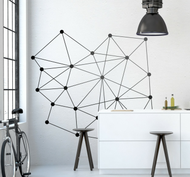 Molecule decal perete - TenStickers
