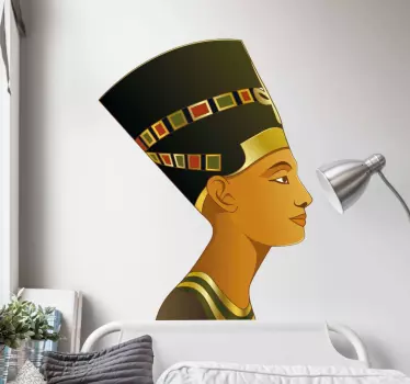Nefertiti iphone decal - TenStickers