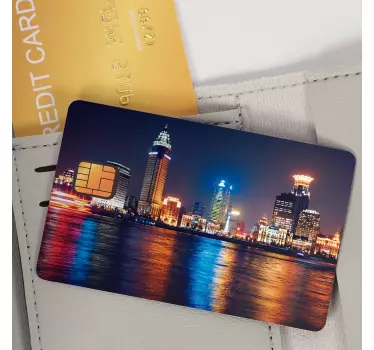 Noapte autocolant card de credit - TenStickers