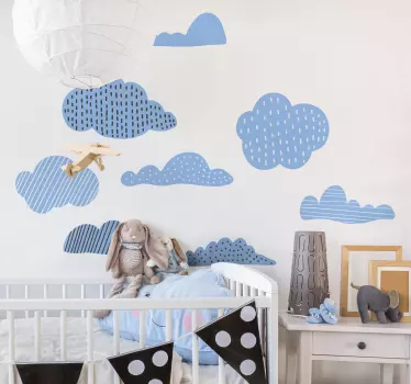 Nori desene ilustrare perete art decal - TenStickers
