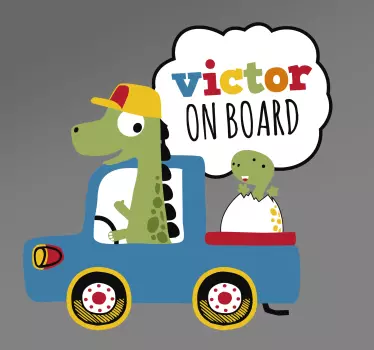(nume) de pe autocolantul autovehiculului - TenStickers
