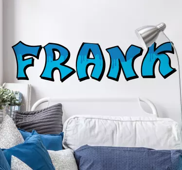 Nume personalizat stil graffiti autocolant urban - TenStickers