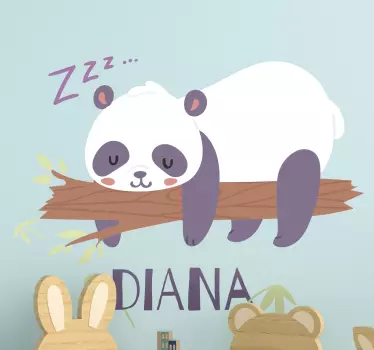 Numit autocolant panda de animale sălbatice - TenStickers