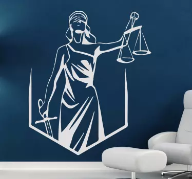 Orb de perete cu pereți de dreptate - TenStickers