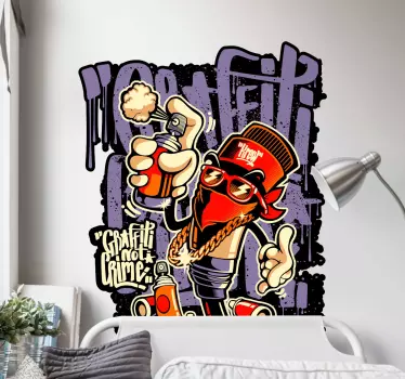 Pachet de autocolante de artă stradală graffiti - TenStickers