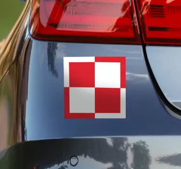 Patriot de șah tablou auto - TenStickers