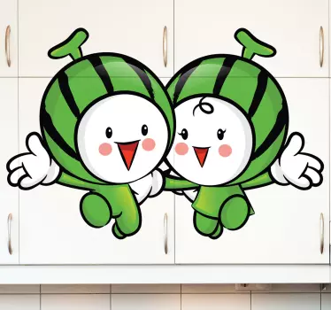 Pepene decorativ prietenos decorativ - TenStickers