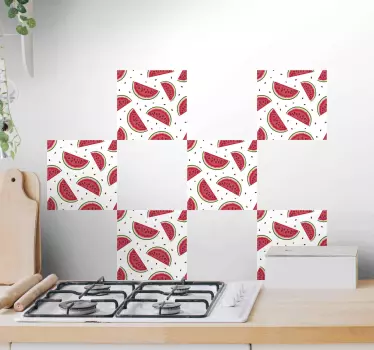 Pepene verde cu transfer de țigle de semințe - TenStickers