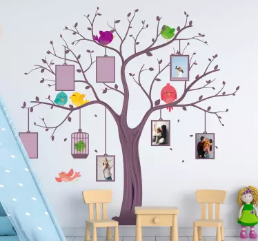Personalizabil copac copac vinil decalaj perete - TenStickers