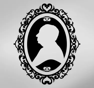 Personalizate autocolant de perete cadru de portret - TenStickers