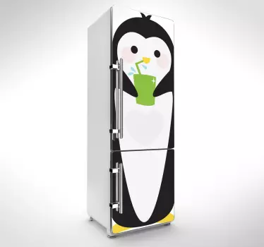 Pinguin frigider autocolant - TenStickers